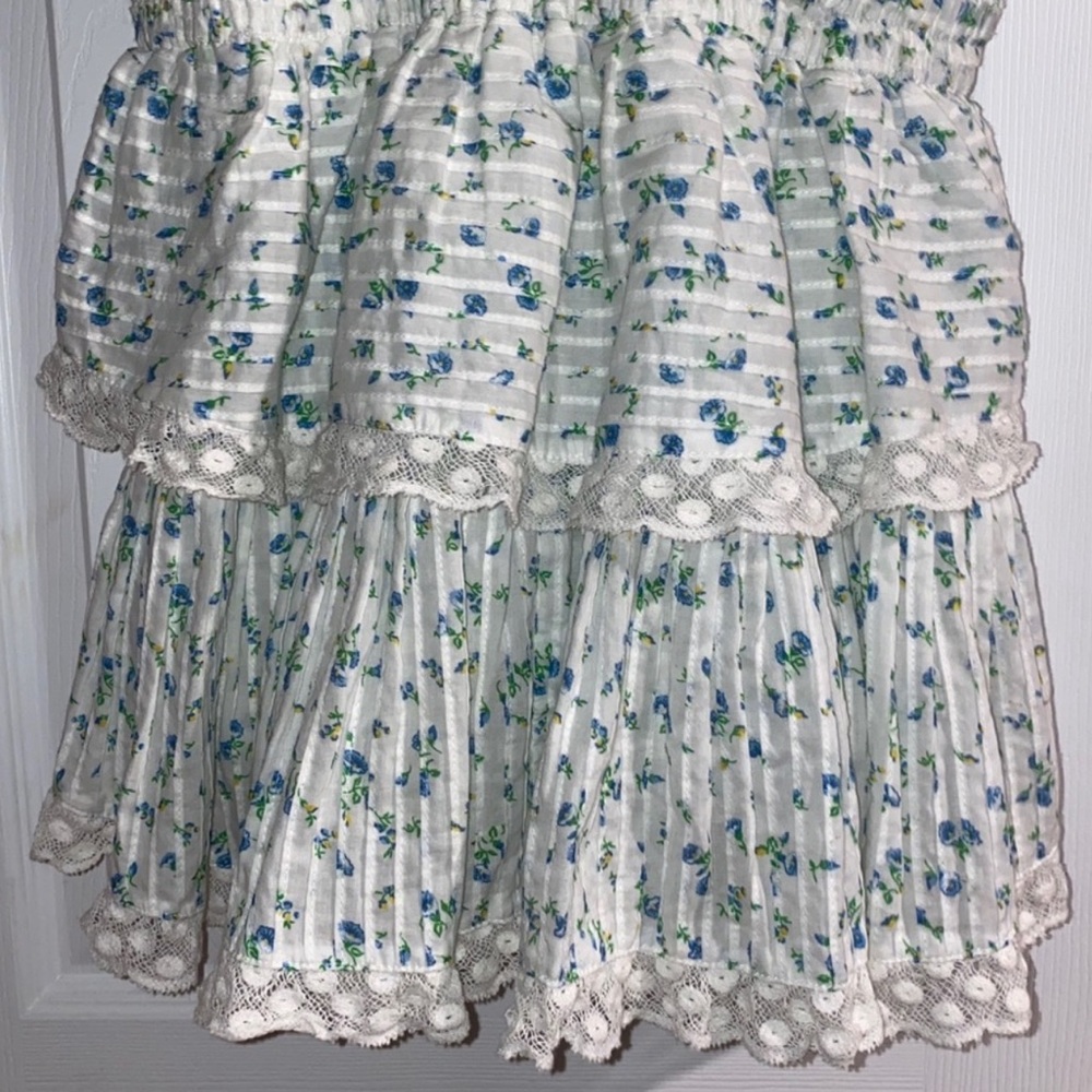 SOLD🚫LoveShackFancy “Carlo” Dress in Bonnet Blue - Picture 12 of 14